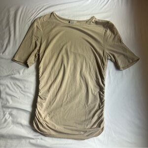 a new day Light Tan Short Sleeve Tee